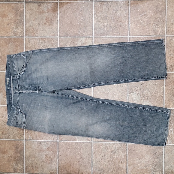 7 For All Mankind Relaxed Fit Button Fly Stretch 7FAM Mens Jeans Size 38 x 30 - Picture 8 of 9